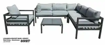 Lounge hoekset bari + eenzit