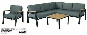 Supra Bazar Lounge corner set lagos + eenzit aanbieding