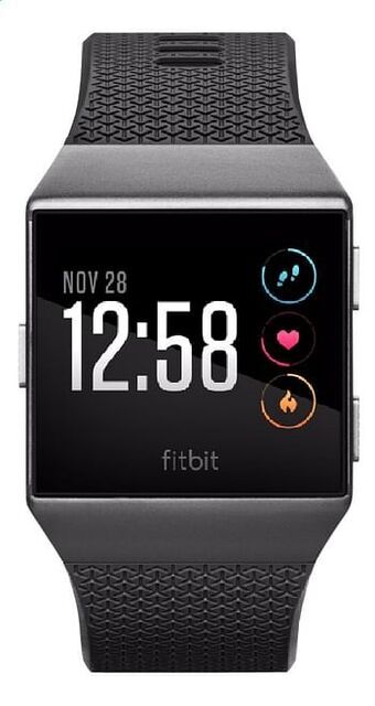 Dreamland Fitbit smartwatch Ionic grijs aanbieding