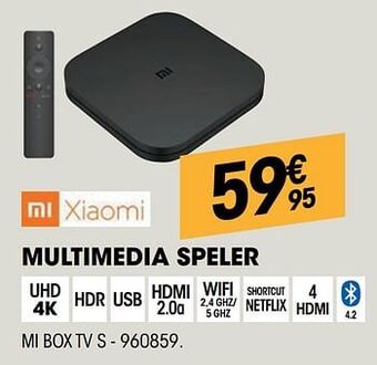 Electro Depot Xiaomi multimedia speler mi box tv s aanbieding