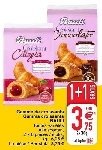 Cora Gamme de croissants gamma croissants bauli aanbieding