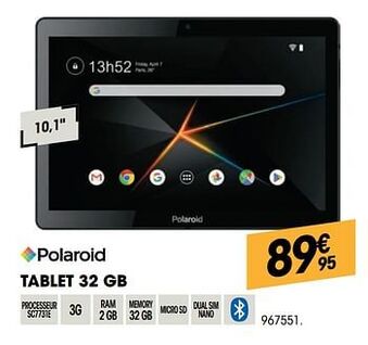 Polaroid tablet 32 gb