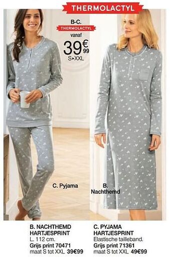 Damart Pyjama aanbieding