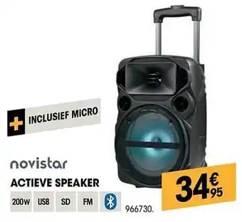 Electro Depot Novistar actieve speaker aanbieding