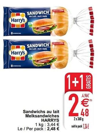 Cora Sandwichs au lait melksandwiches harrys aanbieding