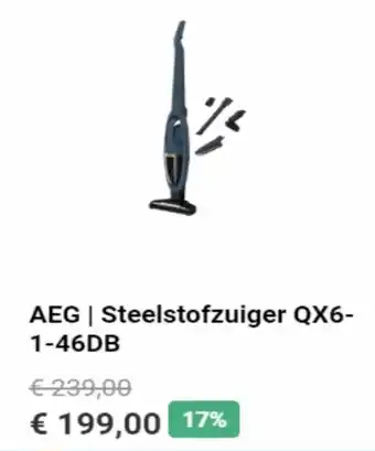 Krëfel AEG Steelstofzuiger QX6-1-46DB aanbieding
