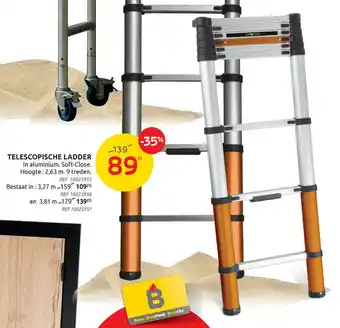 Brico Telescopische ladder 3,27 m aanbieding