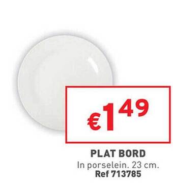 Plat bord
