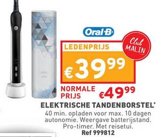 Trafic Elektrische tandenborstel aanbieding