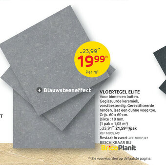 Brico Vloertegel elite aanbieding
