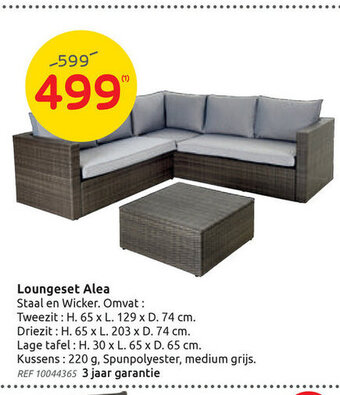Brico Loungeset alea aanbieding