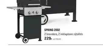 Spring 2002 2 Branders, 2 Inklapbare Zijtafels