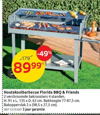 Brico Houtskoolbarbecue florida bbq & friends aanbieding