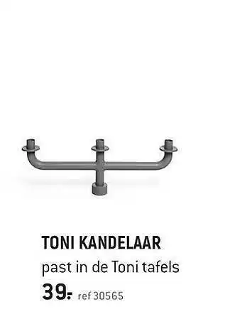 Toni Kandelaar Past In De Toni Tafels