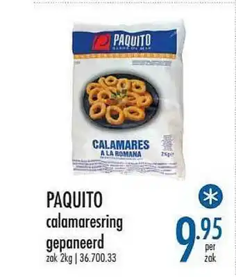 Paquito Calamaresring Gepaneerd