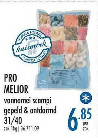 Pro Melior Vannamei Scampi Gepeld & Ontdarmd 31-40