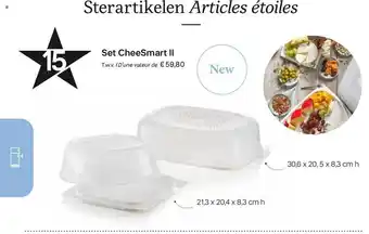 Tupperware Set cheesmart ii aanbieding