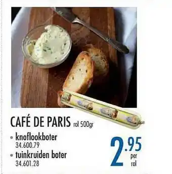Café De Paris Knoflookboter En Tuinkruiden Boter