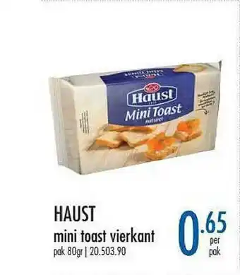 Haust Mini Toast Vierkant