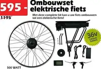iTEK Ombouwset elektrische fiets aanbieding
