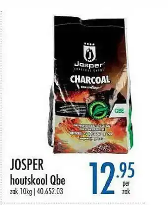 Horeca totaal Josper Houtskool Qbe aanbieding