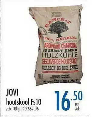 Horeca totaal Jovi Houtskool Fs10 aanbieding