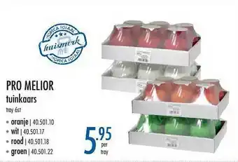 Horeca totaal Pro Melior Tuinkaars aanbieding