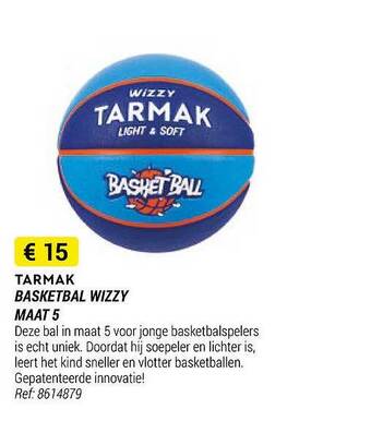 Decathlon Tarmak basketbal wizzy maat 5 aanbieding