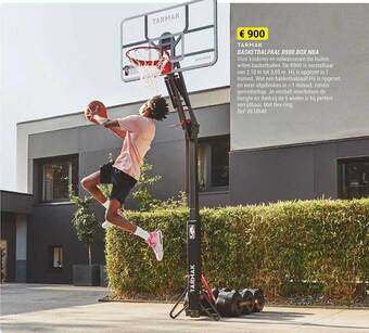 Decathlon Tarmak basketbalpaal b900 box nba aanbieding