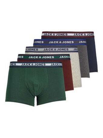 Jack & jones set van 5 effen boxershorts