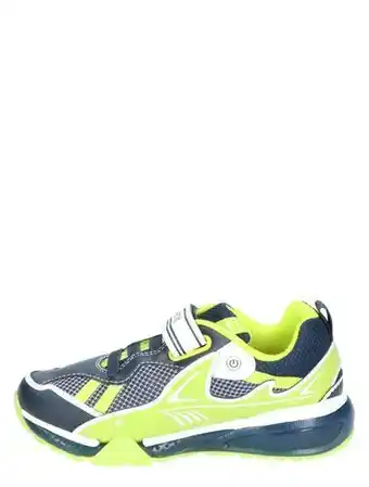 Geox bayonyc boy navy lime lage sneakers