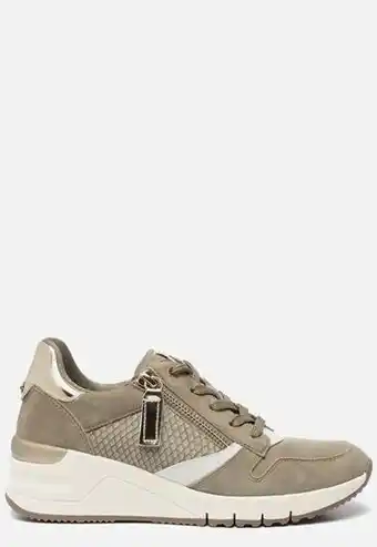 Ziengs Tamaris sneakers groen aanbieding