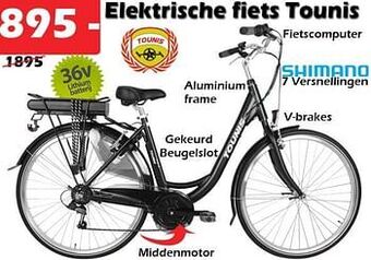 iTEK Elektrische fiets tounis aanbieding
