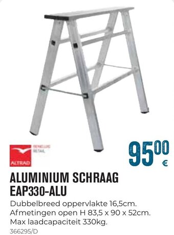 Aluminium Schraag EAP330-ALU