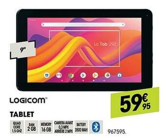 Electro Depot Logicom tablet aanbieding