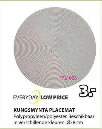 Everday Low Price Kungsmynta Placemat