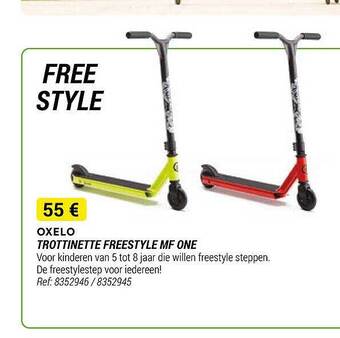 Oxelo trottinette freestyle mf one