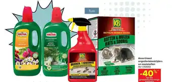 Hyper Carrefour Assortiment ongedierteestrijders en meststoffen aanbieding