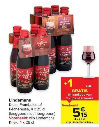 Lindemans kriek, framboise of pêcheresse