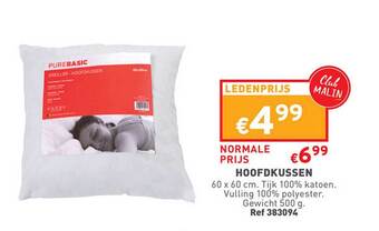 Trafic Hoofdkussen aanbieding