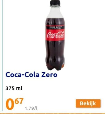 Action Coca-Cola Zero 375ml aanbieding