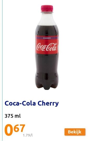 Action Coca-Cola Cherry 375ml aanbieding