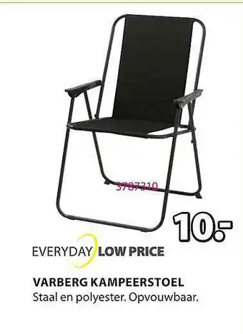 Jysk Everday Low Price Varberg Kampeerstoel aanbieding