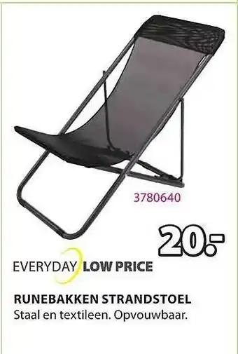 Everday Low Price Runebakken Strandstoel