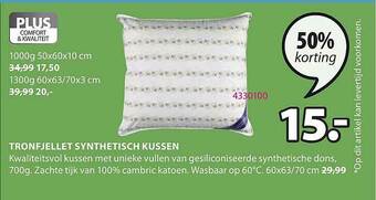 Jysk Tronfjellet Synthetisch Kussen aanbieding