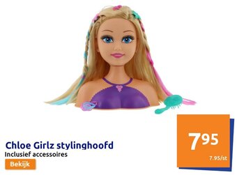 Action Chloe Girlz Stylinghoofd aanbieding