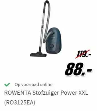 MediaMarkt Rowenta Stofzuiger Power XXL aanbieding