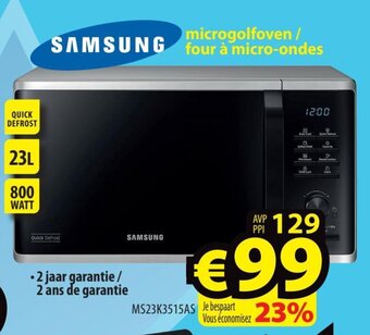 ElectroStock Samsung microgolfoven/four a micro-ondes aanbieding