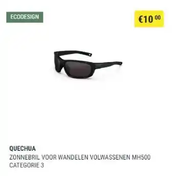 Quechua Zonnebril Voor Wandelen Volwassenen MH500 Categorie 3