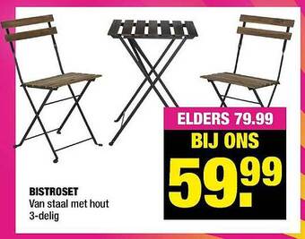 Big Bazar Bistroset aanbieding